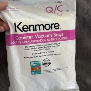 Kenmore Canister Vacuum Bag for C/Q Panasonic C-5, C-18,‎ 20-50104, 5055